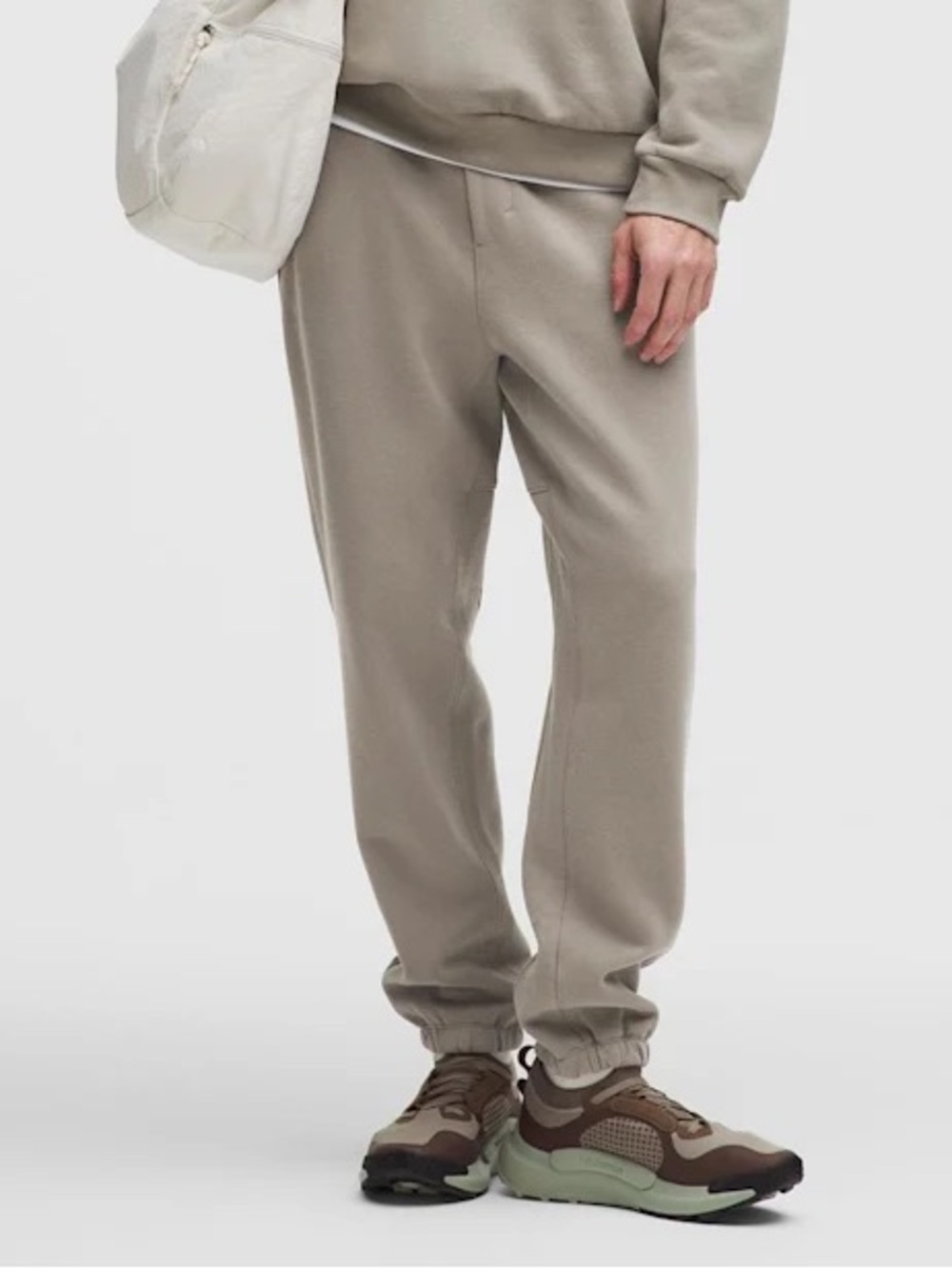 Lululemon Men's Steady State SuperLoft Jogger tan size large